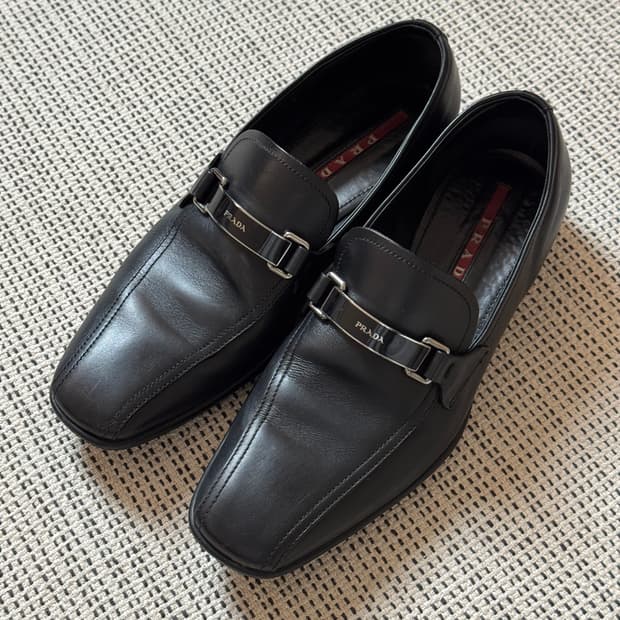 프라다 스포츠 아카이브 플랫 슈즈