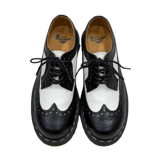 닥터마틴 10458 윙팁 미키마우스 슈즈 블랙 화이트 230