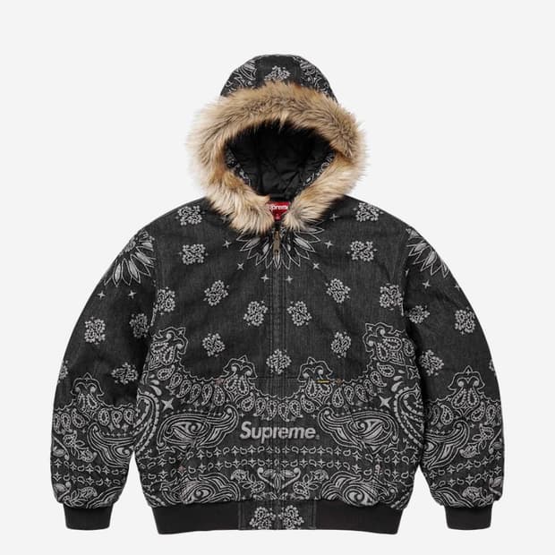 슈프림 25SS 반다나 워크자켓 M 새상품