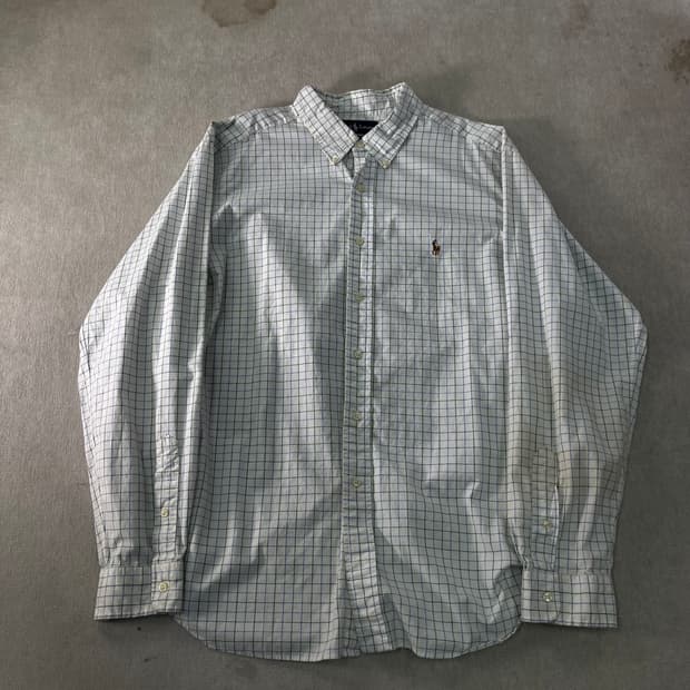 110 폴로랄프로렌 빈티지 체크 셔츠 
