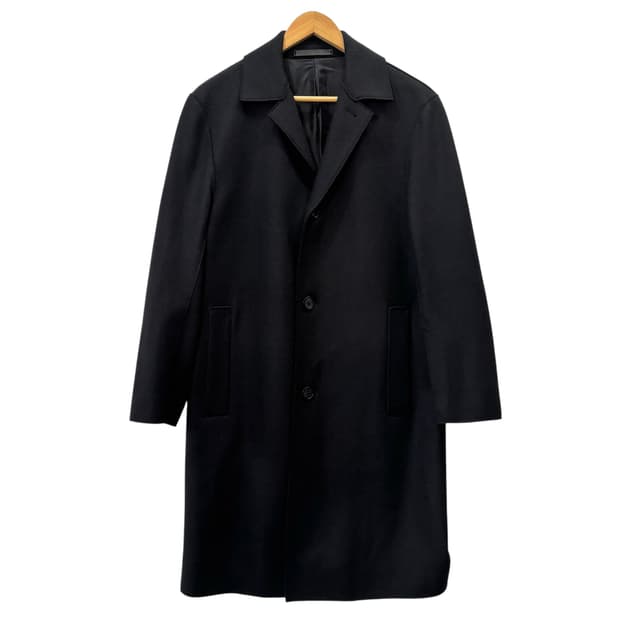 띠어리 블랙 울 코트