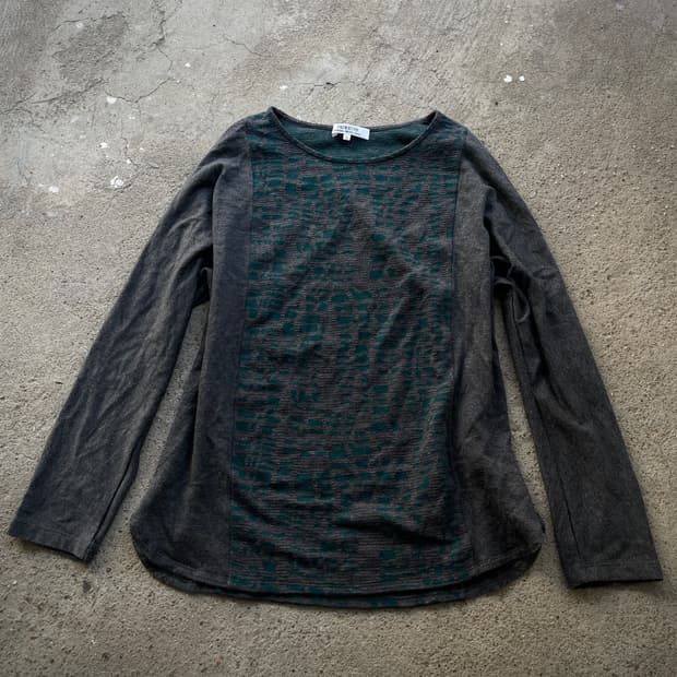 (Japanese vintage)ethnic long sleeve t