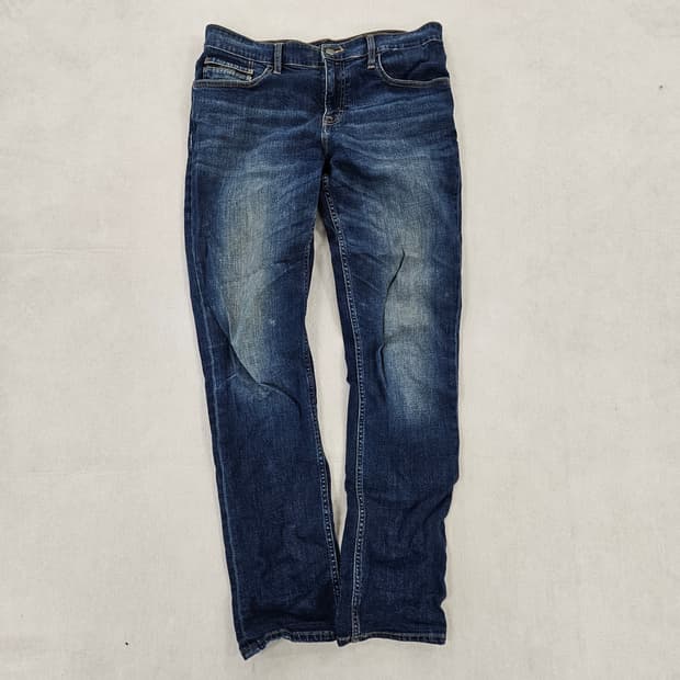 [W34L34] 캘빈클라인 진청 워싱 데님 팬츠 0115YH2