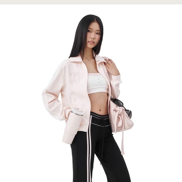 클리시어 글로우 루틴 트랙 자켓 져지