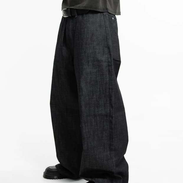 Menes Tokyo Janome Raw Baggy Jeans 