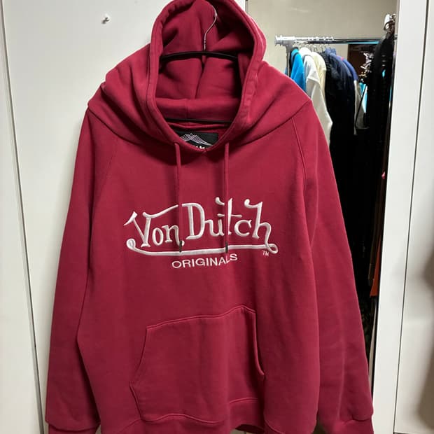 [새상품] 본더치 버건디 후드티 XL/105