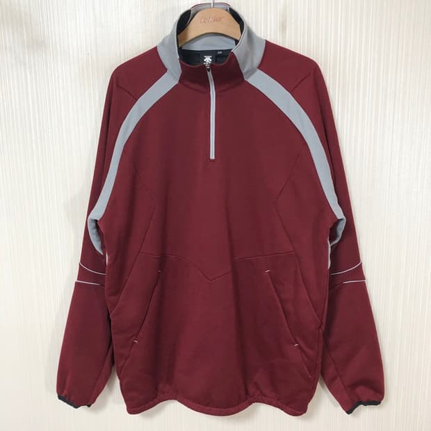 데상트베이스볼 하프집업 동계트레이닝자켓 XO(110)