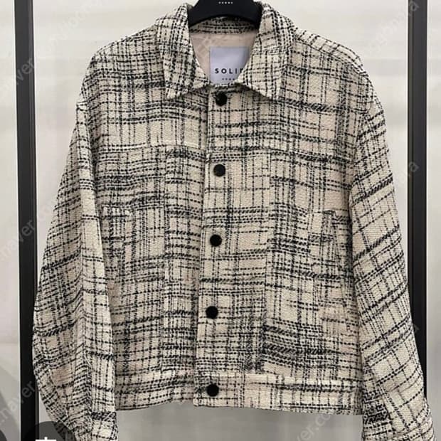 솔리드옴므 트위드 자켓