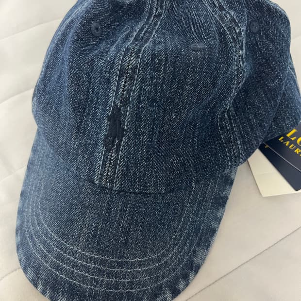 폴로 데님 볼캡