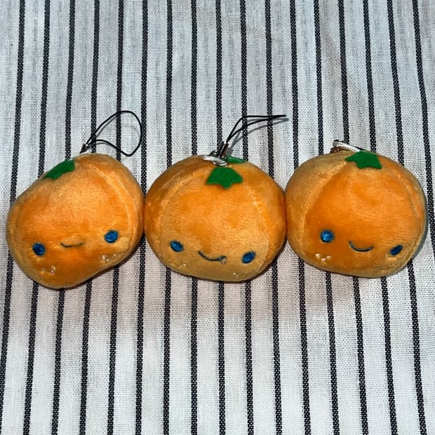 [단순전시, 상태최상] 귤 미캉 키링