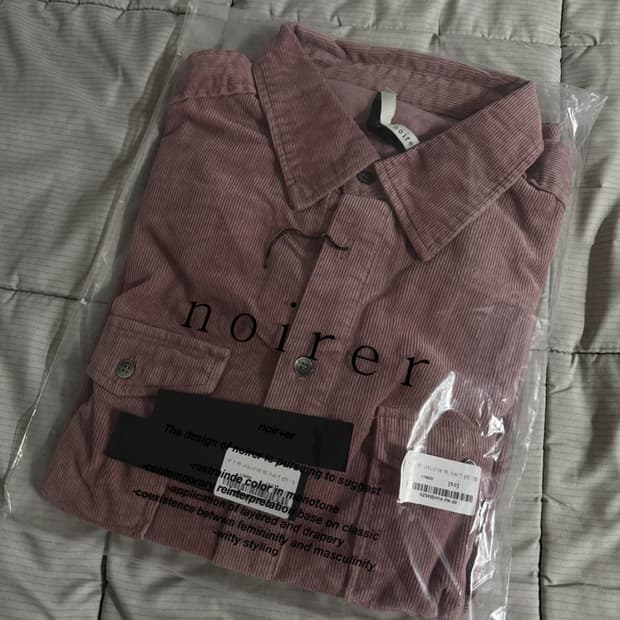 노이어 코듀로이 셔츠
