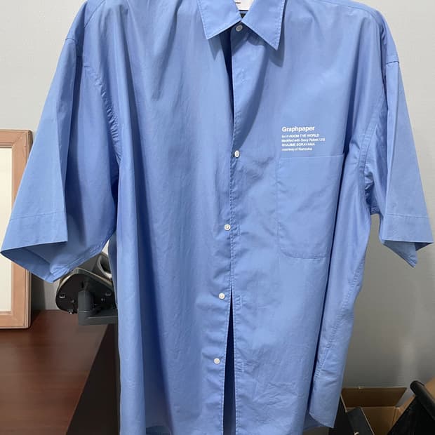 그라프페이퍼 소라야마 SAX 반팔셔츠 F