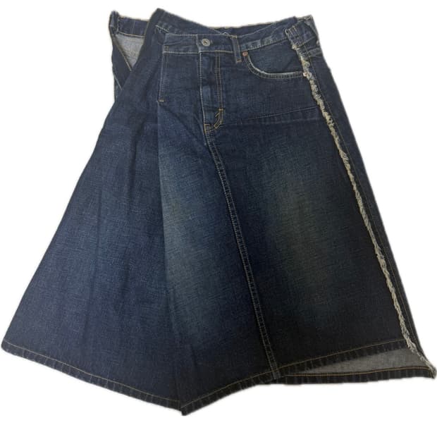 꼼데가르송 준야와타나베 언발데님스커트