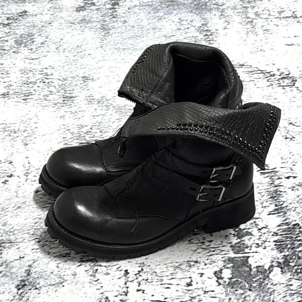 (풀구성 새상품) KMRii Crush Short Boots 42.5 