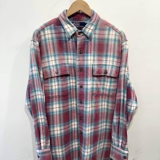 폴로 랄프로렌 플래드 체크 셔츠