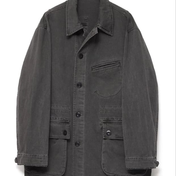 해칭룸 Mil Coat Grey 2 코튼 자켓 hatchingroom