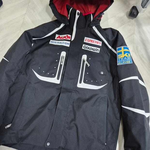 정품 골드윈 스웨덴 알파인 스키팀 레플리카 자켓