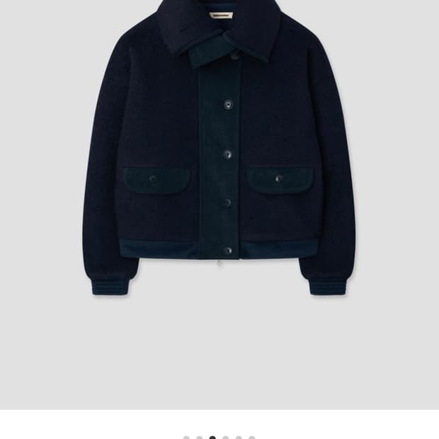 thecolorcolour PUFFIE JACKET (dark navy)