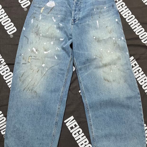 아크네스튜디오 슈퍼 배기 핏 진