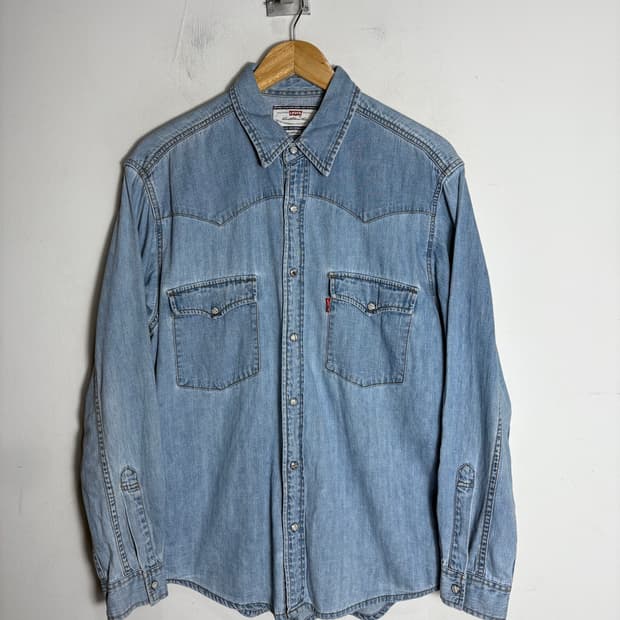 리바이스 웨스턴 데님 셔츠