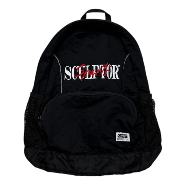 스컬프터 나일론 슬로치 백팩 가방 블랙