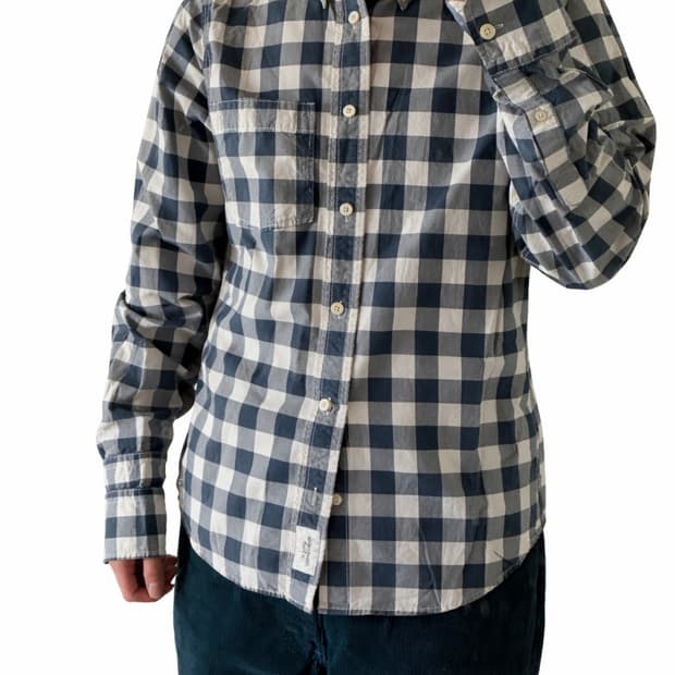 아베크롬비 체크 셔츠