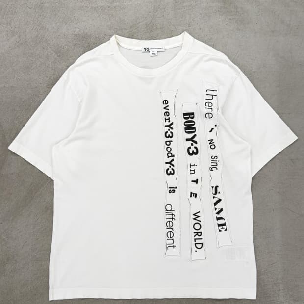 요지야마모토 Y3 티셔츠