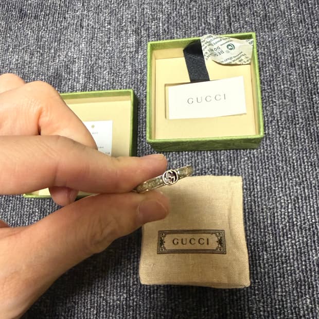 구찌 가옥 한정판 반지(화이트15호)