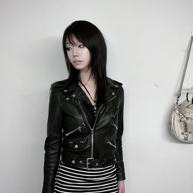 The Kooples Multi-Zip Lambskin Jacket 