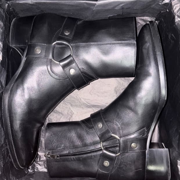saint laurent 하네스 부츠