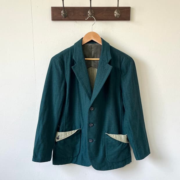 ISSEY MIYAKE MEN 올리브그린 아카이브 자켓