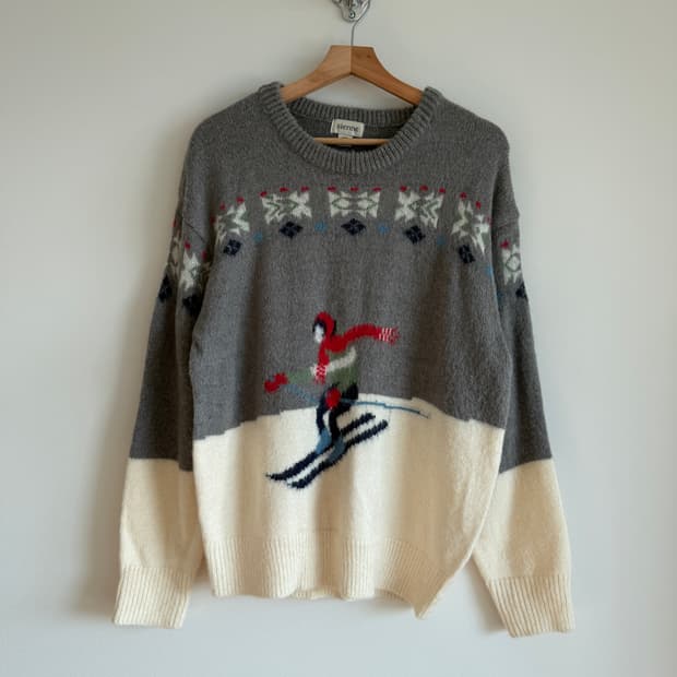 시엔느(sienne) 스키 니트