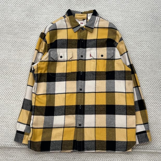 리바이스 플란넬 체크셔츠 r2194