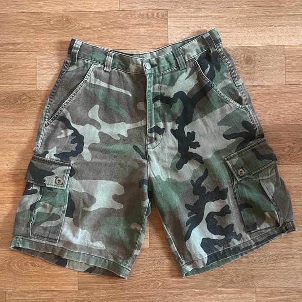 00s 스투시 카모 쇼츠