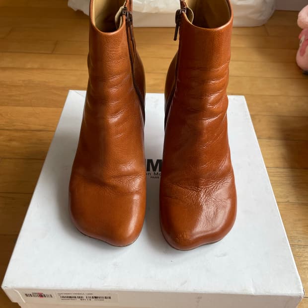 MM6 타비 부츠 카멜컬러 37 