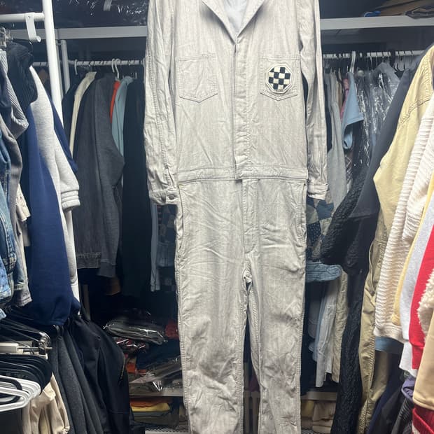 VISVIM 올드비즈빔 베이지 올인원 오버롤즈 M