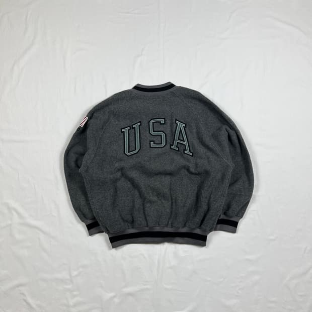 90‘s 폴로스포츠 polo sport usa 성조기 플리스 자켓