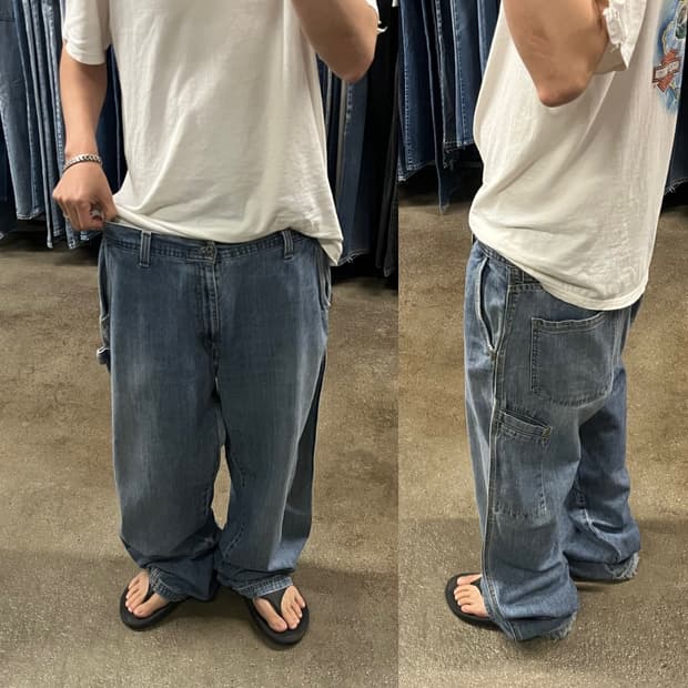 00s Levis 실버탭 데님 카펜터 팬츠 (38”)