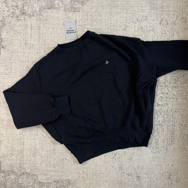 비비안 웨스트우드 드렁큰 스웻셔츠 