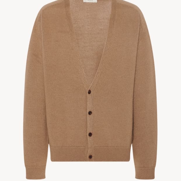 더로우 sheldon 가디건 카멜 s