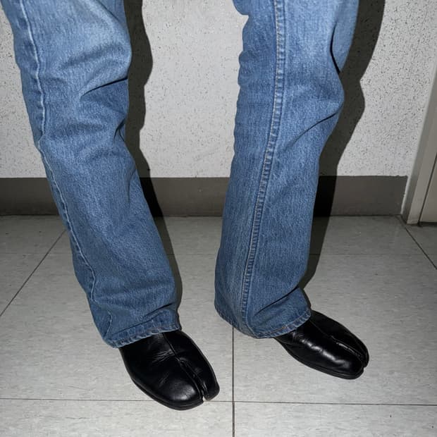 마르지엘라 타비 플랫 부츠