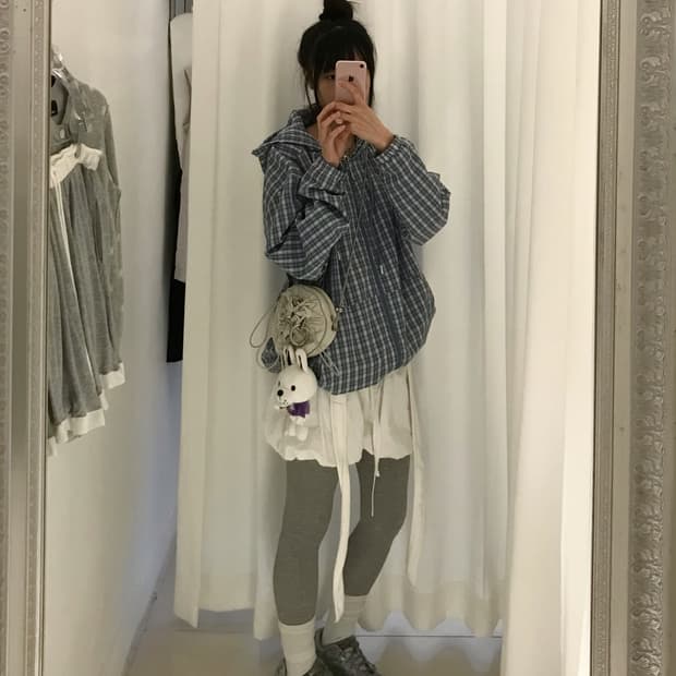레테르코모 체크바람막이S