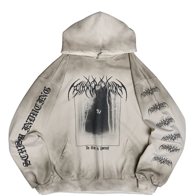 스키즘 인듀싱 emo hoodie m