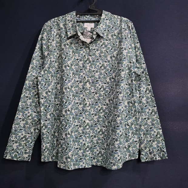 크로프트 앤 배로우 플라워패턴 셔츠남방(새상품)