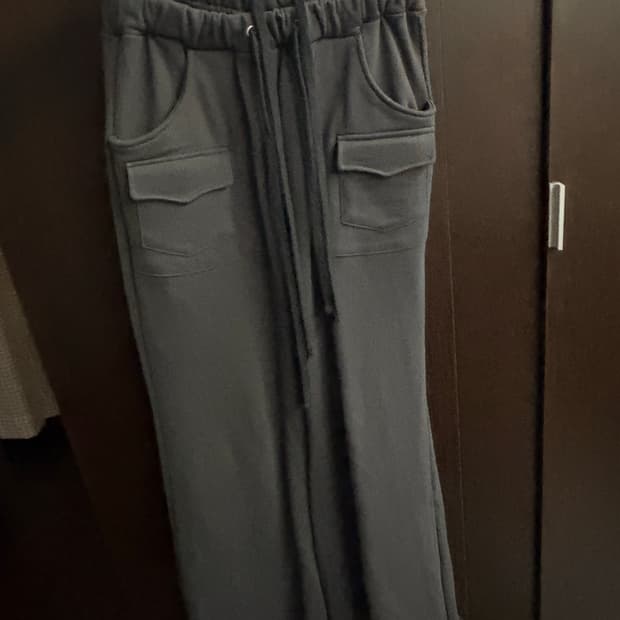 선데이오프클럽 더블레이어드 플레어 트랙팬츠
