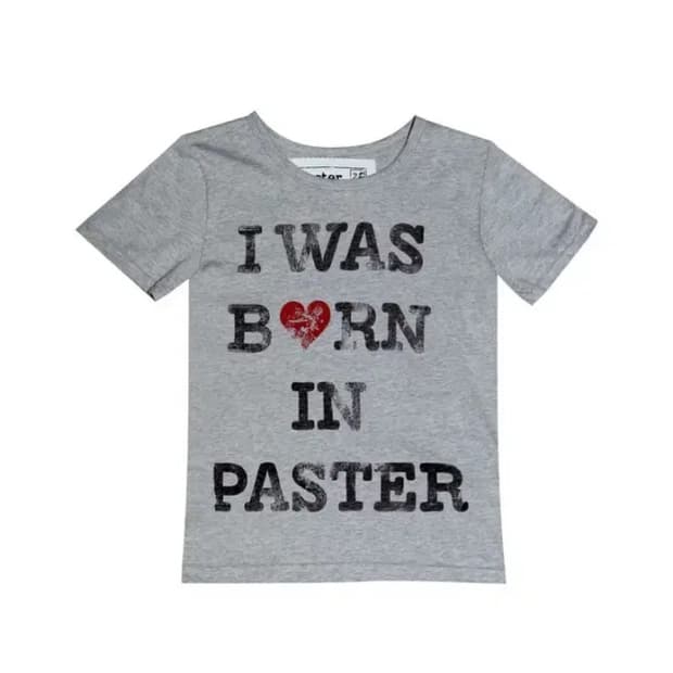 패스터 paster 티셔츠 그레이
