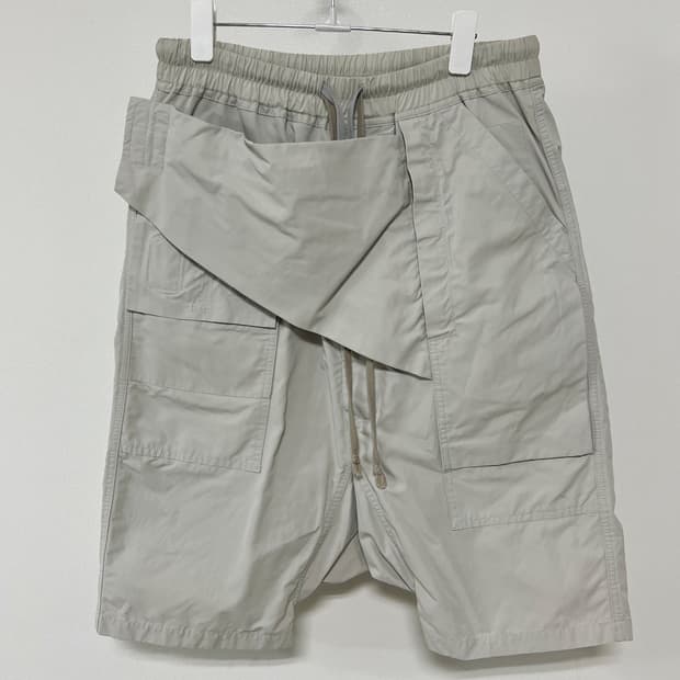 릭오웬스 17SS 다크쉐도우 멤피스 카고 쇼츠 DINGE