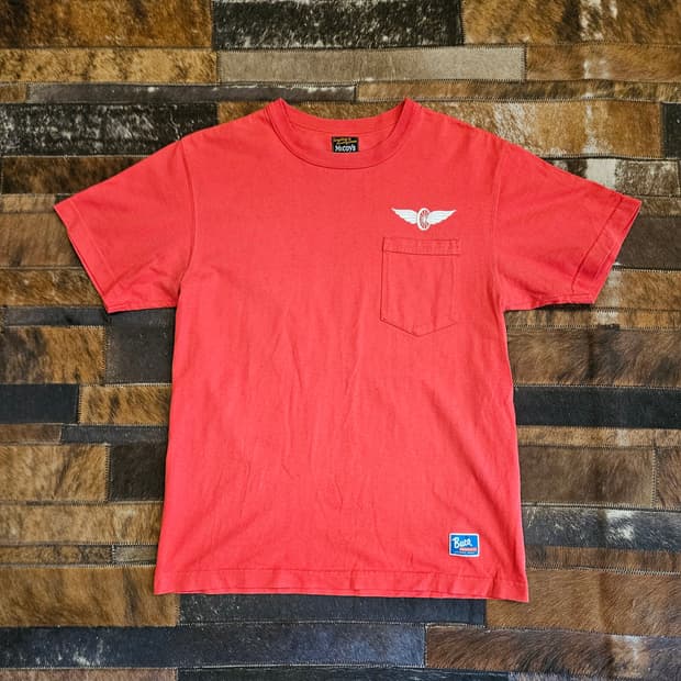 리얼 맥코이 부코 포켓 반팔티 