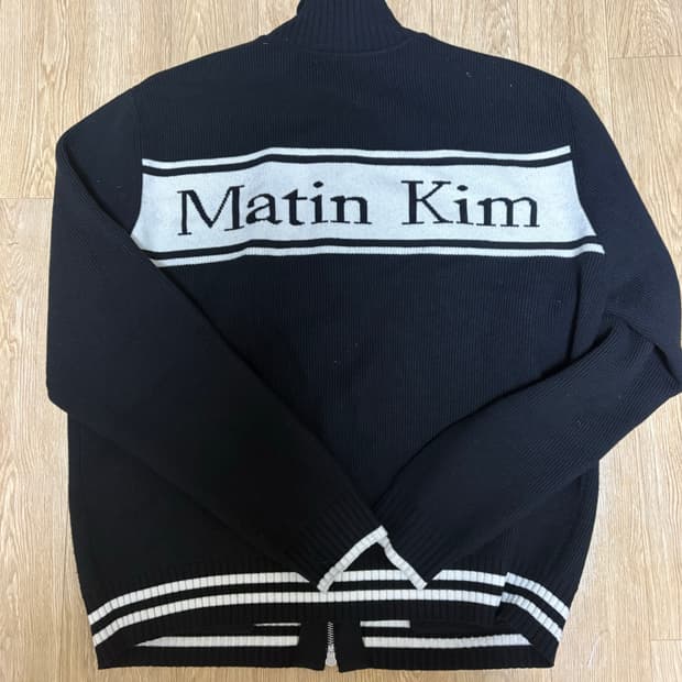 마땡킴 니트 집업