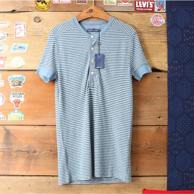 일본판 ralph lauren 랄프로렌 슬림핏 핸리넥 셔츠